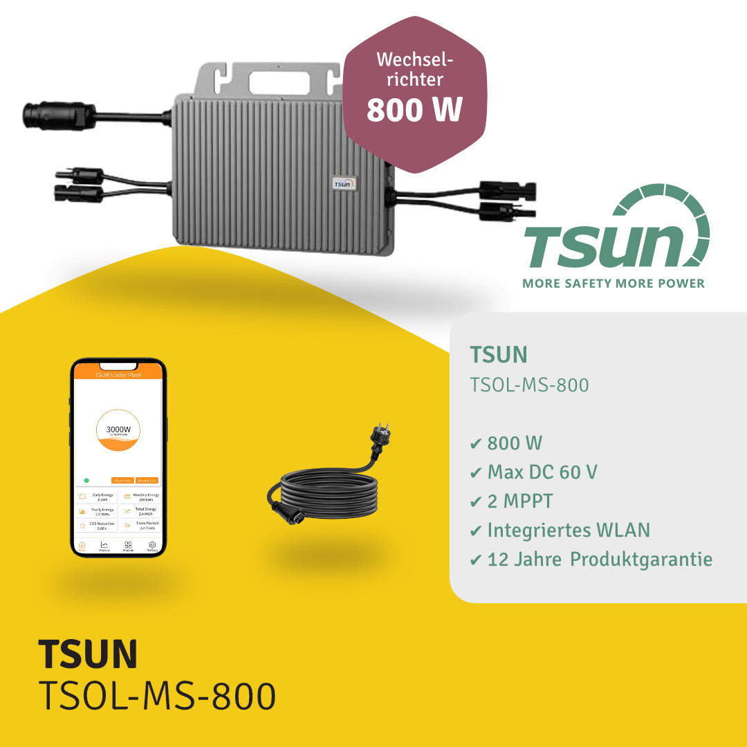 TSUN TSOL-MS-800 | 800W