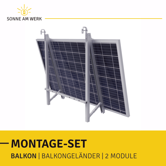 Montage-Set Balkon Balkongeländer