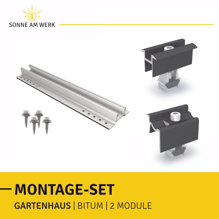 Montage-Set Gartenhaus | K2 MiniRail Set