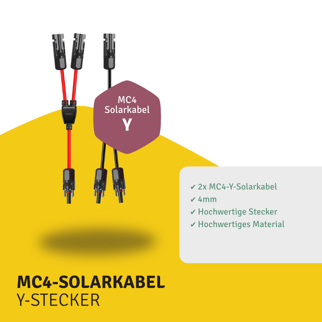MC4-Y-Stecker | 2 Stück, 4mm2