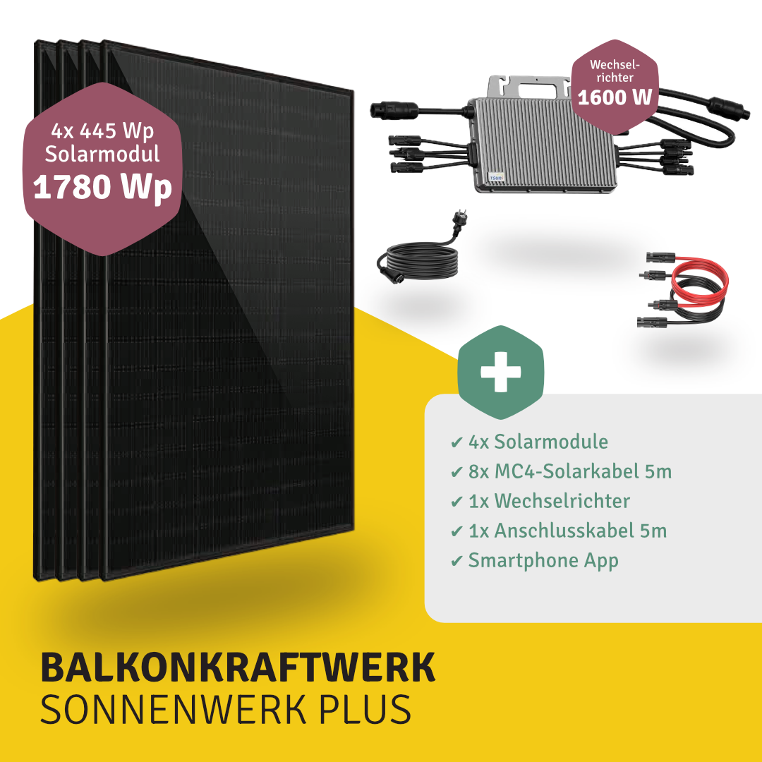 Balkonkraftwerk Sonnenwerk Plus
