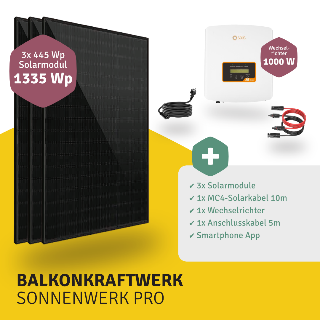 Balkonkraftwerk Sonnenwerk Pro