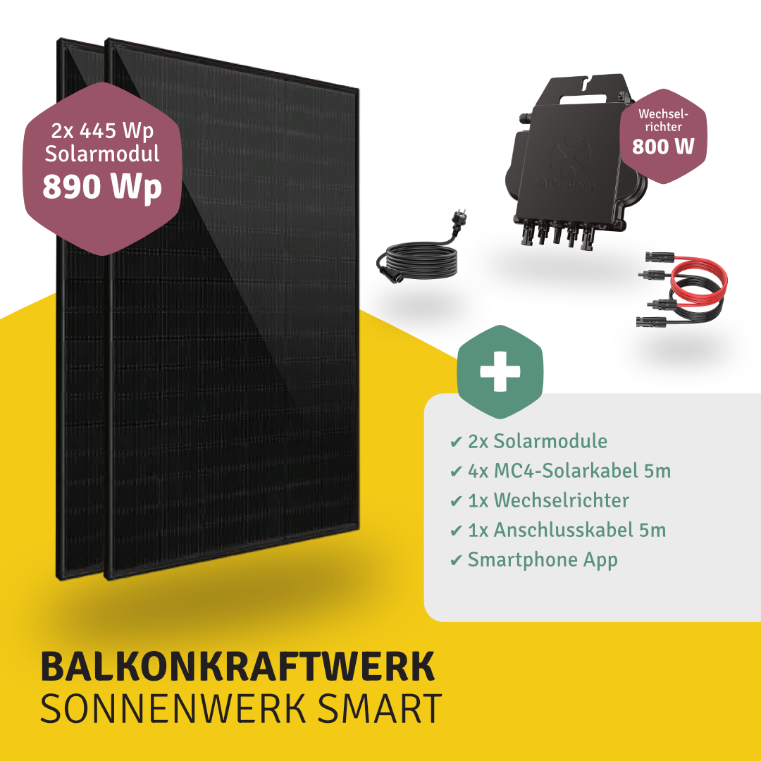 Balkonkraftwerk Sonnenwerk Smart
