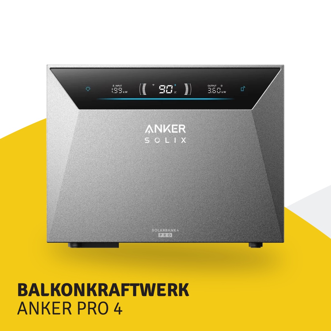 Balkonkraftwerk PREMIUM ANKER PRO 4 4 Module – Bild 4