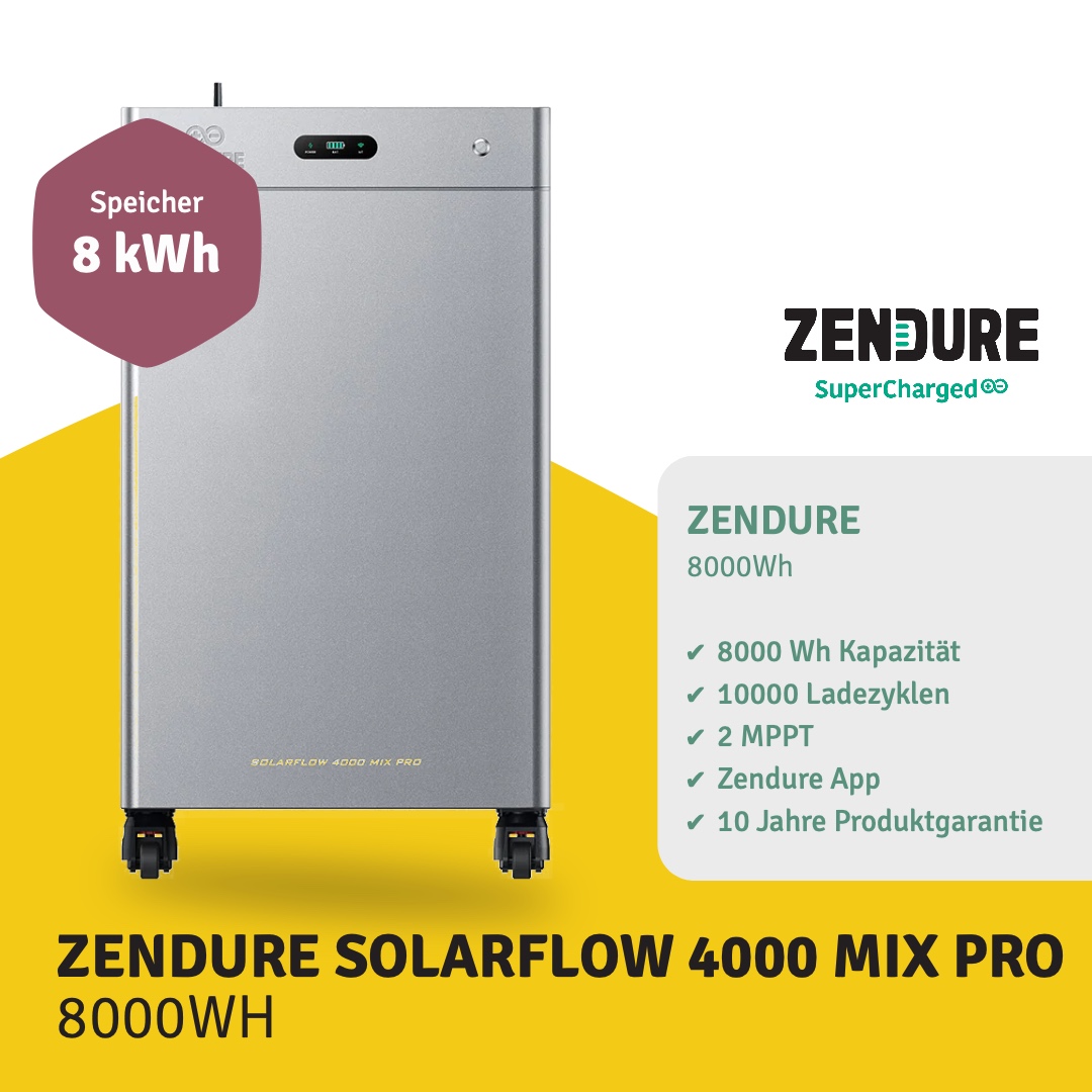 ZENDURE SOLARFLOW 4000 MIX PRO 8000Wh